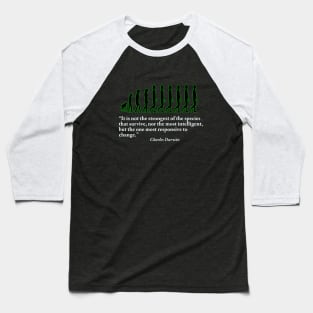 Evolution, Charles Darwin Quotes Baseball T-Shirt